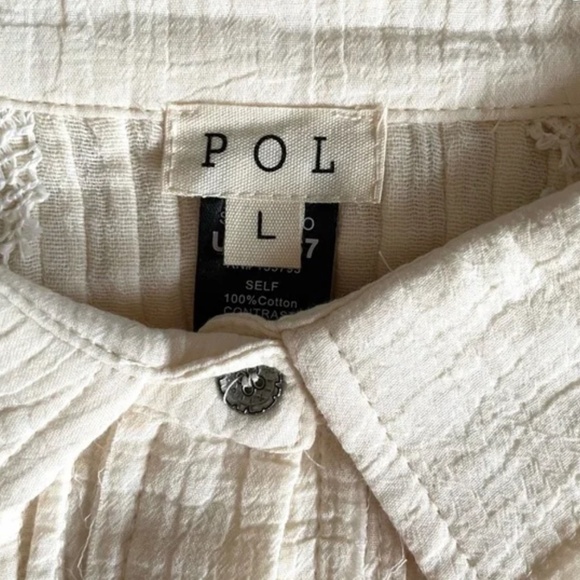 POL Common Ground Button Up sz L - Picture 10 of 12